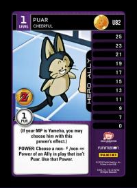 dragonball z awakening puar cheerful foil