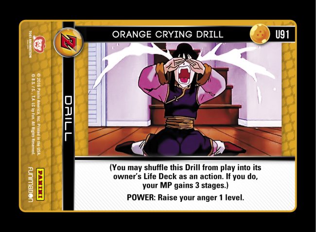 Orange Crying Drill (FOIL)