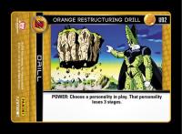 dragonball z awakening orange restructuring drill foil