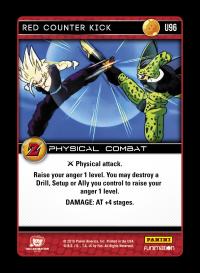 dragonball z awakening red counter kick foil