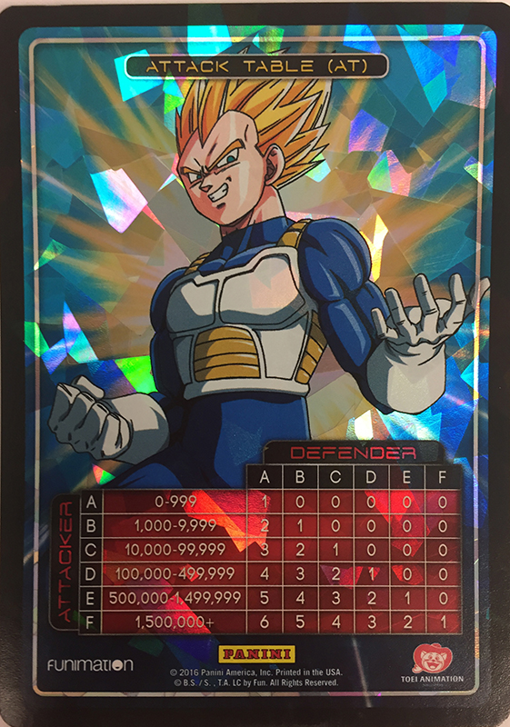 Attack Table Foil - VEGETA