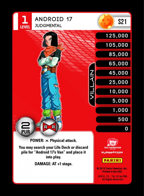 Android 17, Judgemental (FOIL)