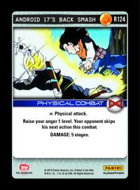 dragonball z evolution android 17 s back smash foil