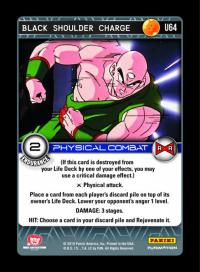 dragonball z evolution black shoulder charge foil