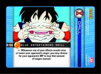 dragonball z evolution blue entertaining drill foil