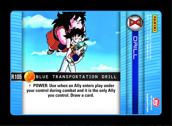 Blue Transportation Drill (FOIL)