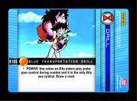 dragonball z evolution blue transportation drill foil