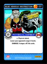 dragonball z evolution blue vehicle destruction foil