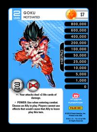 dragonball z evolution goku motivated foil