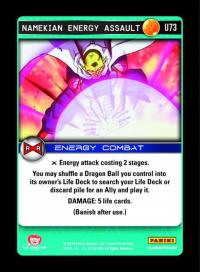 dragonball z evolution namekian energy assault foil