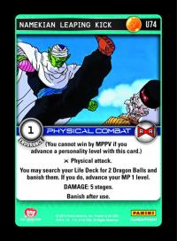 dragonball z evolution namekian leaping kick foil