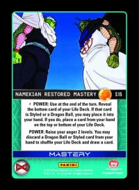 dragonball z evolution namekian restored mastery foil