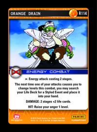 dragonball z evolution orange drain foil