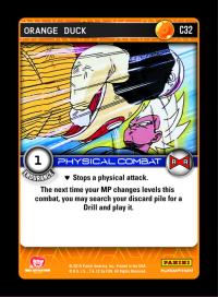 dragonball z evolution orange duck foil