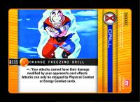 dragonball z evolution orange freezing drill foil