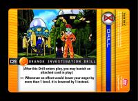 dragonball z evolution orange investigation drill foil