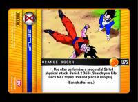 dragonball z evolution orange scorn