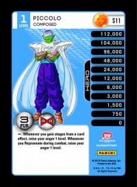 dragonball z evolution piccolo composed foil