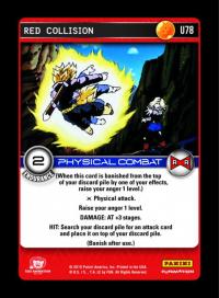 dragonball z evolution red collision foil