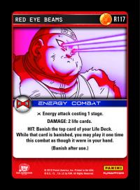 dragonball z evolution red eye beams foil