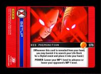 dragonball z evolution red premonition foil