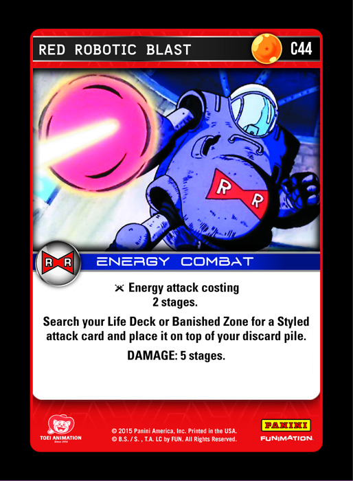 Red Robotic Blast (FOIL)