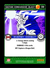 dragonball z evolution saiyan concussive blast foil