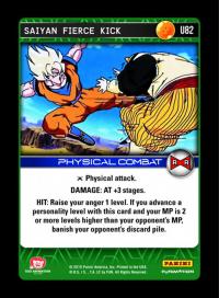 dragonball z evolution saiyan fierce kick foil