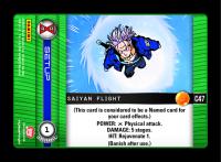 dragonball z evolution saiyan flight foil