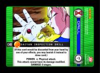 dragonball z evolution saiyan inspection drill foil