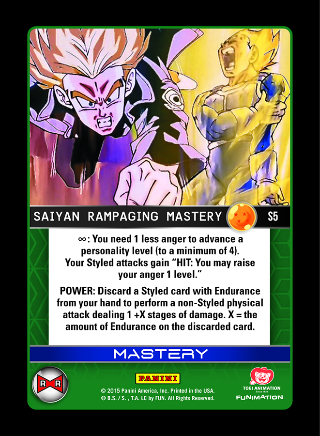 Saiyan Rampaging Mastery (FOIL)