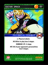 dragonball z evolution saiyan smack foil