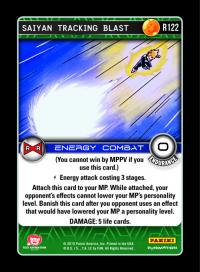 dragonball z evolution saiyan tracking blast foil