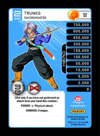 dragonball z evolution trunks swordmaster foil