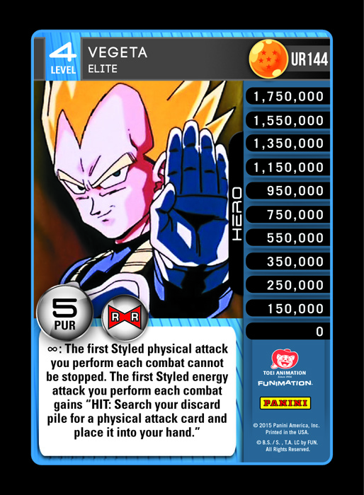 Vegeta, Elite