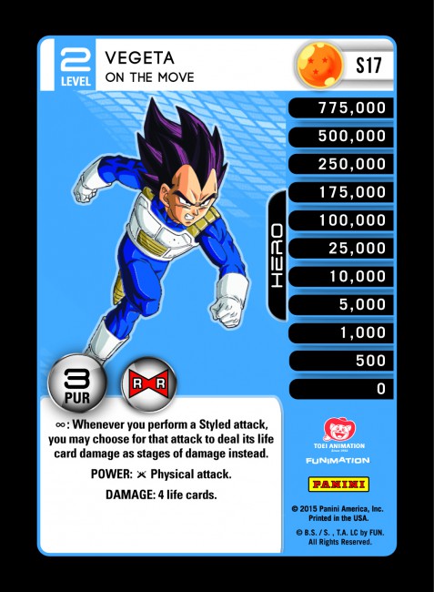 Vegeta, On the Move (FOIL)