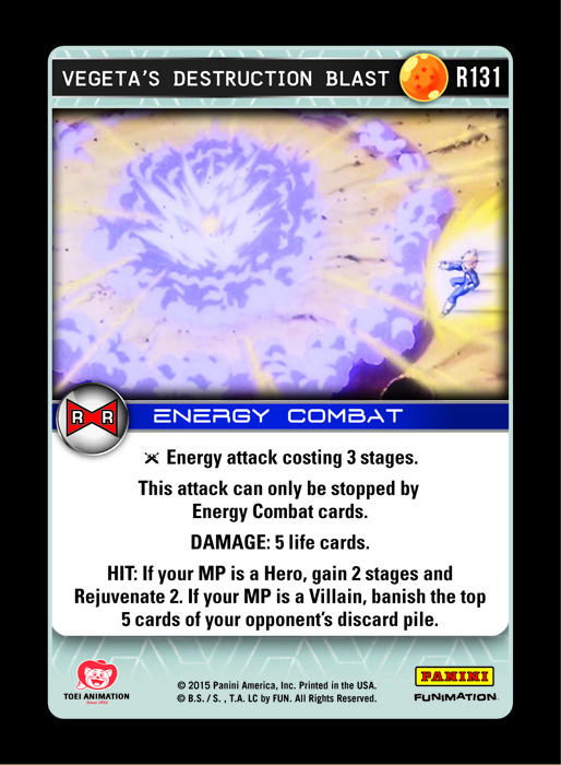 Vegeta's Destruction Blast (FOIL)