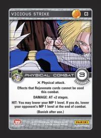 dragonball z perfection vicious strike foil