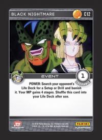 dragonball z perfection black nightmare foil