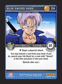 dragonball z perfection blue sword rage