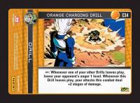 dragonball z perfection orange charging drill foil