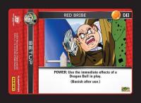 dragonball z perfection red bribe foil