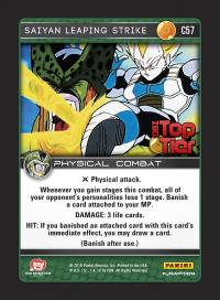 dragonball z perfection saiyan leaping strike foil