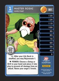 dragonball z perfection master roshi expectant foil