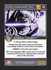 dragonball z perfection black confident shot foil