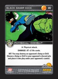 dragonball z perfection black sharp kick