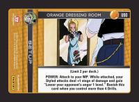 dragonball z perfection orange dressing room foil