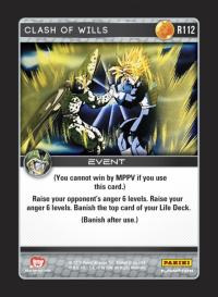 dragonball z perfection clash of wills foil