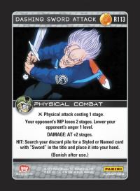 dragonball z perfection dashing sword attack foil