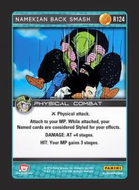 dragonball z perfection namekian back smash foil